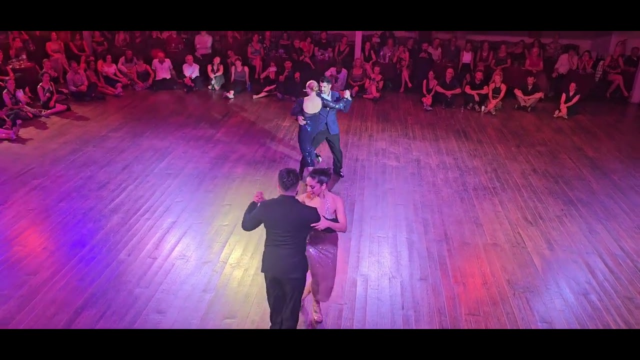 Jonathan Saavedra y Clarisa Aragon; Fernando Sanchez y Ariadna Naveira. Lisbon Tango Festival  25.