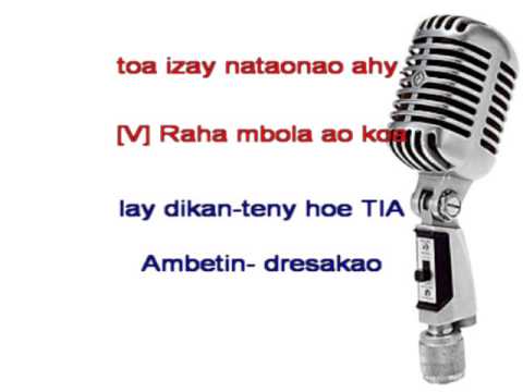Hay ve ka nisy - Rija Ramanantoanina (Karaoke)