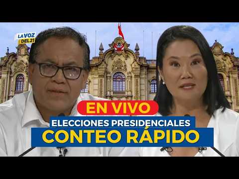 🔴 EN VIVO CONTEO RÁPIDO INTEGRAL IPSOS- TRANSPARENCIA: KEIKO FUJIMORI - ROBERTO SÁNCHEZ