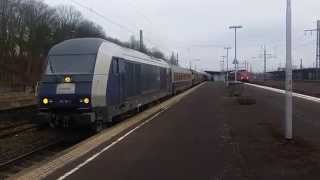 preview picture of video 'Abfahrt des Rheingold-Zuges nach Blankenburg(Harz) in Löhne(Westf)'