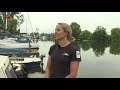 Almeerse windsurfer Lilian de Geus op trainingsstage in Nederland