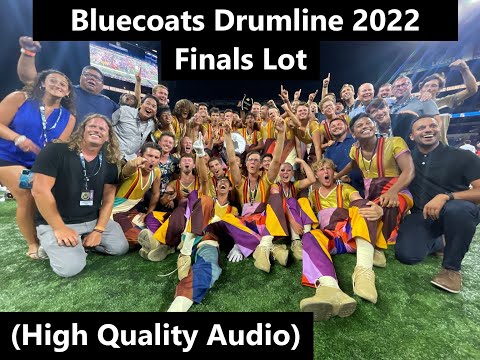 Bluecoats Drumline Finals Lot 2022; High Quality Audio (w/ drum set)
