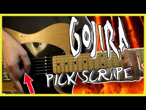 Gojira Pick Scrape (Pick Slide) Technique Lesson Quick Guitar Tricks