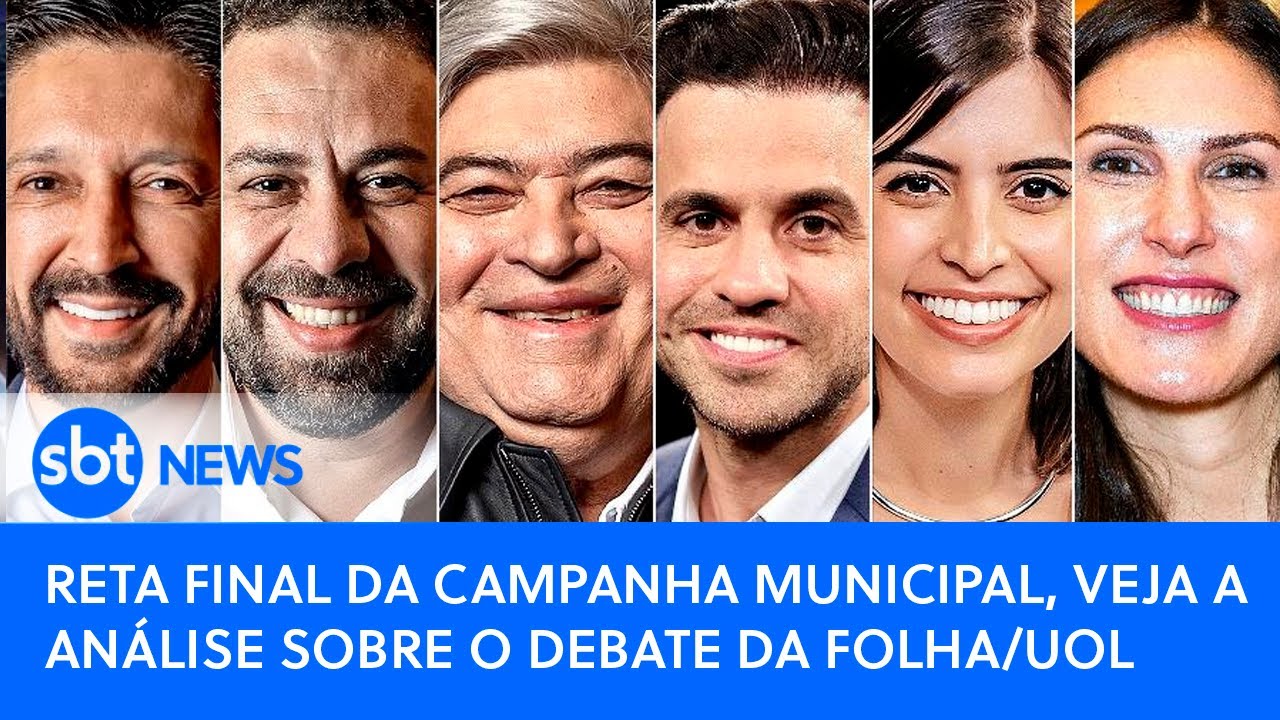 Reta final da campanha Municipal, veja a análise sobre o debate da Folha/UOL