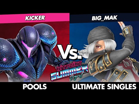 Hitpoint Summer: August POOLS - Kicker (Samus) Vs. big_mak (Sheik) SSBU