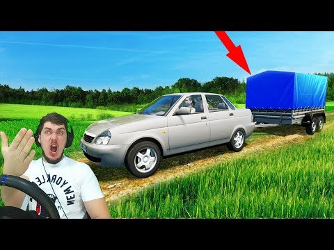 ВЕЗУ БАБУШКЕ ЦЕЛЫЙ ПРИЦЕП КАРТОШКИ - ПЕРЕВОЗКА ГРУЗОВ В CITY CAR DRIVING