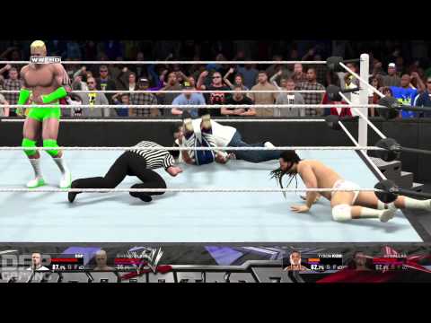 WWE2K15 My Career Mode (PS4/60fps) pt23 - DSP/Barron Blade vs. Bo/Tyson