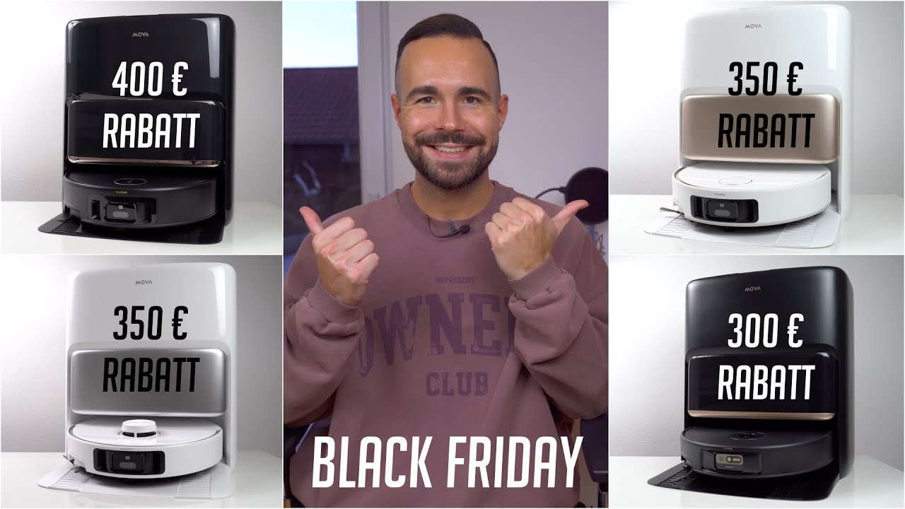 MOVA Saugroboter im Vergleich: Welche Black Friday Deals lohnen sich? (Deutsch) | SwagTab