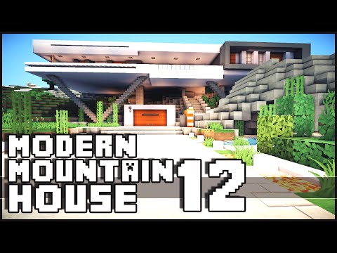 EPIC Modern Mountain House in Minecraft