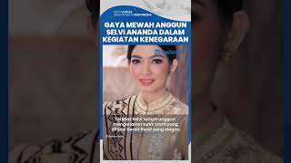 Selvi Ananda Tampil Anggun dengan Tunik Krem dan Jam Tangan Rolex Rp 280 Juta di Acara Bazaar Amal