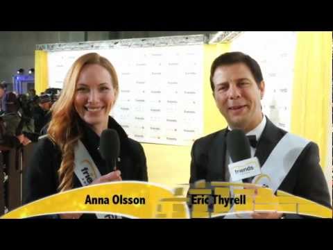 VIP-reporter vid invigningen av Friends Arena (nationalarenan) 