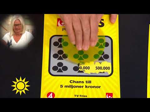 Efter storvinsten - här tackar trisskraparen lokala kiosken  - Nyhetsmorgon (TV4)