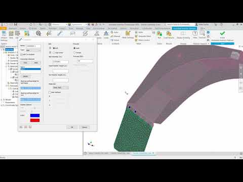 Product Simulation with Inventor Nastran: Bolt Connectors