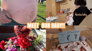 OUR SWEETEST VALETINE BABY IS FINALLY HERE!!!