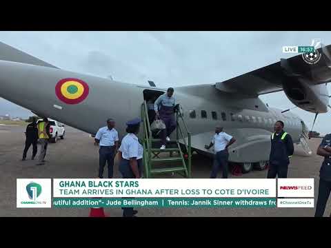 Black Stars Return to Ghana After 2-0 AFCON Qualifier Defeat to Côte d’Ivoire