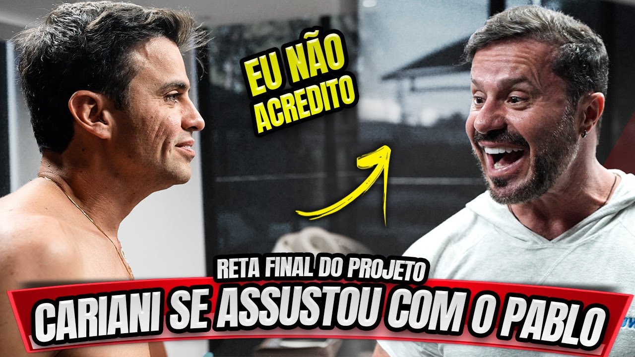 PABLO MARÇAL ASSUSTOU CARIANI COM A MUDANÇA NO SHAPE