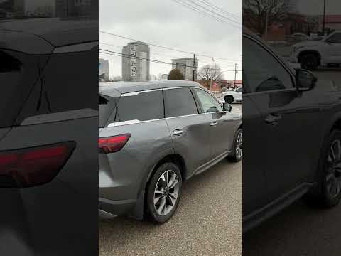 2025 INFINITI QX60 in Gray for sale at Forbes Waterloo Toyota in Waterloo, ON