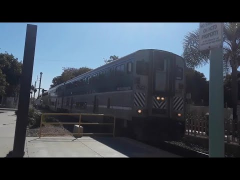Amtrak Train # 569 AMTK 6900 Flying Carlsbad Village Station