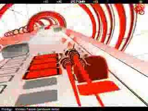 Audiosurf - Voodoo People (Pendulum Mix) by Prodigy