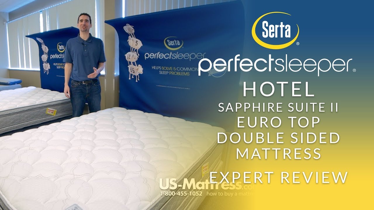Full Serta Perfect Sleeper Hotel Sapphire Suite II Euro Top Double