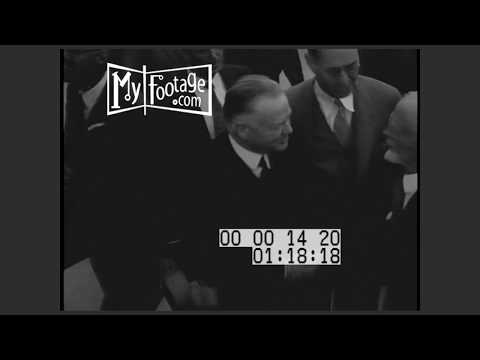 1934 Former President Hoover Dedicates Morris Dam