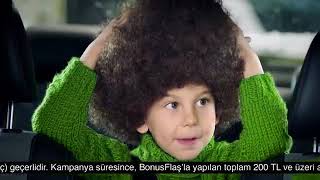 Araçtan inmeden BonusFlaşla ödeyin / Garanti Bonus Reklamı