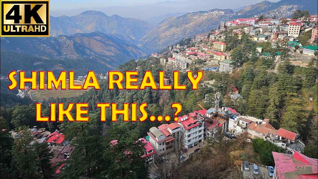 Shimla Walking Tour in 4K 🇮🇳 | Scenic Walk to Mall Road | Himachal Pradesh India Walking Tour