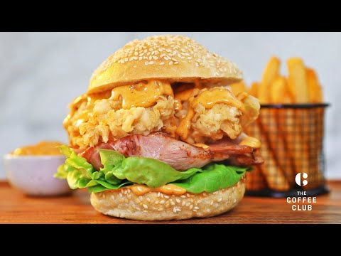 NOVOS hambúrgueres de leitelho no The Coffee Club!