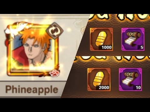 AFK NARUTO - Non VIP and VIP 12 monthly code rewards . July 2022