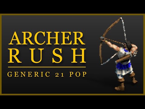 Generic 21pop Archer Rush - Build Order