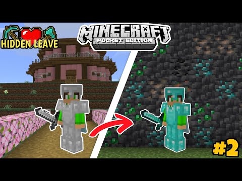 Becoming a God in Hidden Leave SMP😱 | Day-2 #minecraftpe