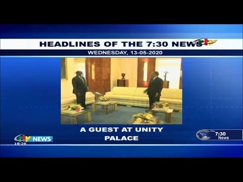 CRTV - THE 07:30 PM NEWS - (A GUEST at UNITY PALACE) - Wednesday 13th May 2020 - Benn MENO PUFONG