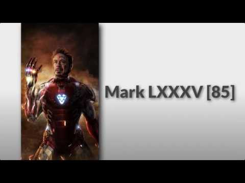 ALL IRON MAN SUITS IN THE MCU!!! MARK 1 85