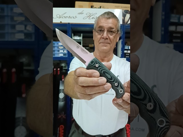 Vídeo relacionado con Omesio Cuchillo M-YL21 Tanto Con Funda Kydex Y Pedernal, Cuchillo De Caza De Fabricado En Acero 420 Full Tang, Cuchillo Para Actividades Al Aire Libre Survival Con Hoja De 12,6 cm De Longitud + Mango