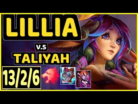 T1 FAKER (LILLIA) vs TALIYAH - 13/2/6 KDA JUNGLE GAMEPLAY - KR Ranked GRANDMASTER