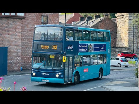 [Running fast on A177] Arriva NE Volvo B7TL 7427 / LJ55 BRZ @ X12