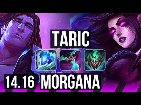 TARIC & Seraphine vs MORGANA & Miss Fortune (SUP) | 16k DMG, Rank 11 Taric | BR Master | 14.16
