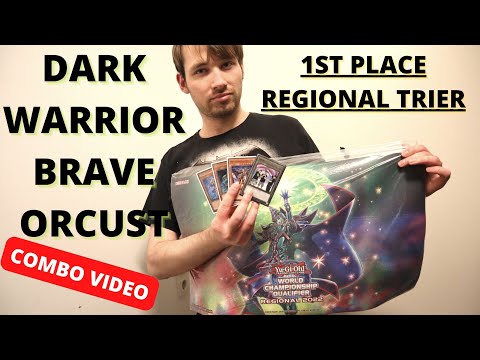 YUGIOH! WCQ REGIONAL TRIER 1ST PLACE DARK WARRIOR BRAVE ORCUST! 2022 COMBO VIDEO BENEDIKT WERNICKE