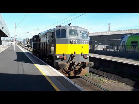 IE Loco 077 LE @ Connolly Station