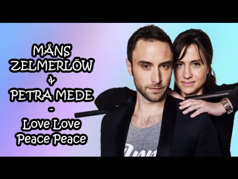Måns Zelmerlöw & Petra Mede - Love Love Peace Peace (Eurovision 2016 Interval Act - Lyrics Video)
