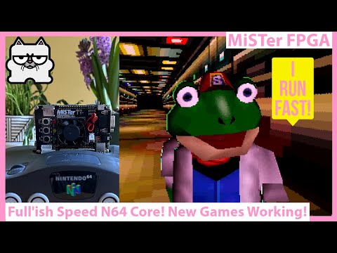 MiSTer FPGA N64 Runs Near Full Speed! More Games Working and some Viewer Requests!