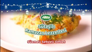 Süzmeli Sebzeli Omlet
