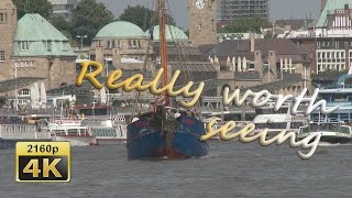 preview picture of video 'Hamburg, Harbor and Elbe Cruising - Germany 4K Travel Channel'