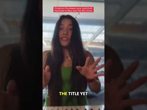 Christmas song (Original) (Untitled) Mary Ann Van Der Horst 