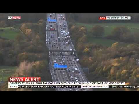 Traffic Chaos On M25