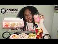 ASMR Crumbl Cookie Mukbang