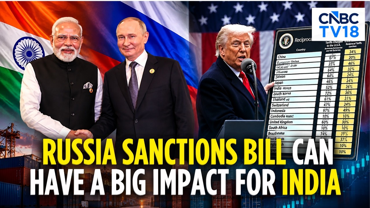 Video thumbnail for US House Passes Russia Sanctions Bill | India Faces 100% Tariff Threat From The Trump Adminstration