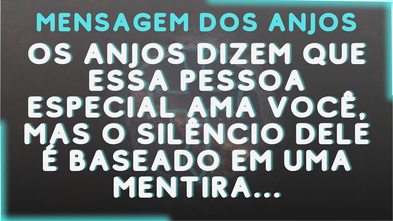 The angels say this special person LOVES YOU, but their silence is based on a lie...