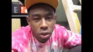Tyler the Creator getting interviewed by a thirsty girl !
