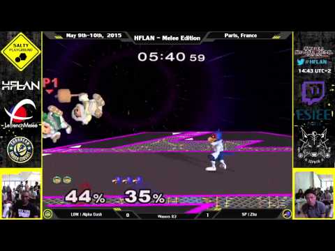 HFLAN - LOM | Alpha Dash (IC) Vs SP | Zhu (Falco) - SSBM Singles Bracket Winners R3